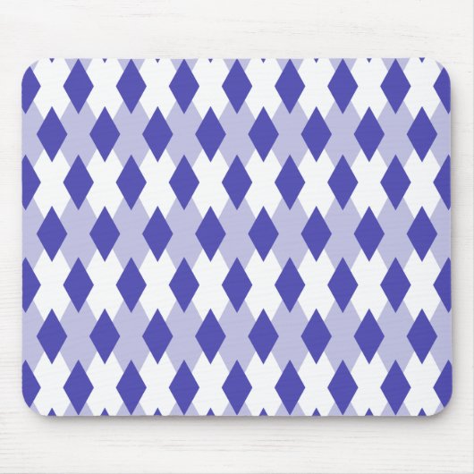 Argyle-Karo-Muster_4A46B0 Mousepad (Vorne)