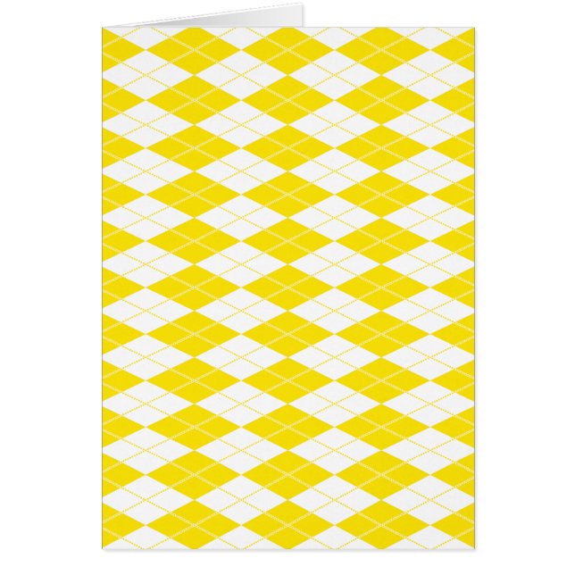 Argyle-Muster 1 Gelb (Vorne)