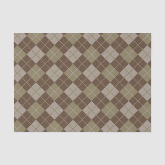 Argyle-Muster Seidenpapier (Vorderseite)