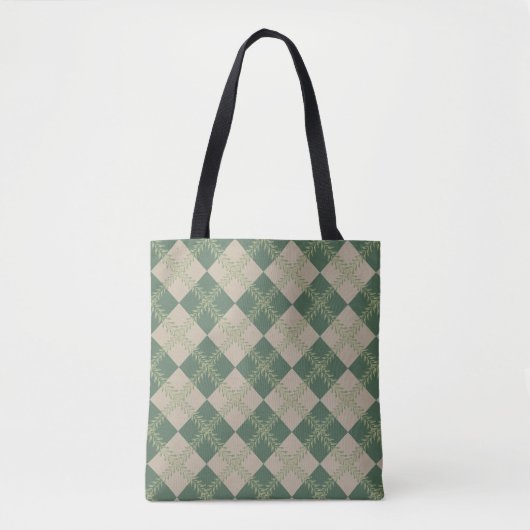 Argyle-Muster-Tasche Tasche (Vorderseite)