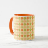 Argyle-Muster-Tasse Tasse (Vorderseite Links)