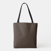 Argyle pattern beige brown tote bag Tasche (Rückseite)