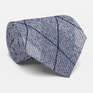 argyle Perlgrau Krawatte