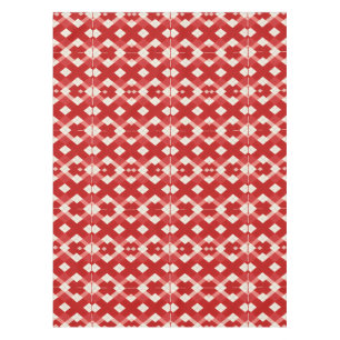 Argyle, rot weiß rosa Valentinstag Tischdecke