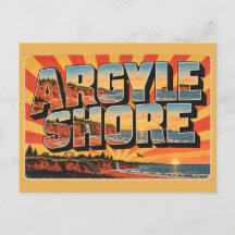Argyle Shore PEI Rote Klippen Sandstrand Kunst