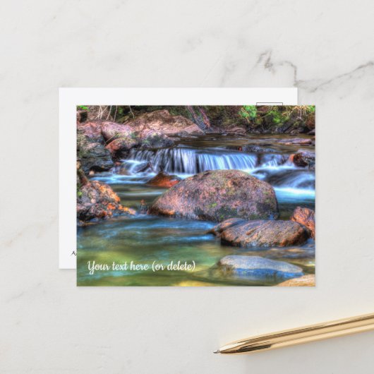 Argyll burn Postcard Postkarte (Vorderseite/Rückseite Beispiel)