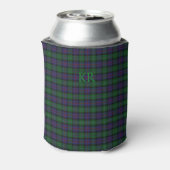 Argyll District Tartan mit Monogramm/Initialen Dosenkühler (Kanne Rückseite)