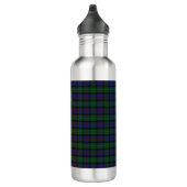 Argyll District Tartan mit Monogramm/Initialen Edelstahlflasche (Rechts)