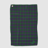 Argyll District Tartan mit Monogramm/Initialen Golfhandtuch (Vorderseite)