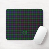 Argyll District Tartan mit Monogramm/Initialen Mousepad (Mit Mouse)