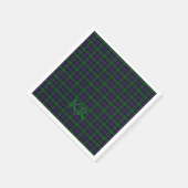 Argyll District Tartan mit Monogramm/Initialen Serviette (Ecke)