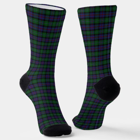 Argyll District Tartan mit Monogramm/Initialen Socken (Gewinkelt)