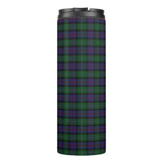 Argyll District Tartan mit Monogramm/Initialen Thermosbecher (Rückseite)