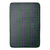 Argyll District Tartan mit Monogramm/Name Badematte (Vorderseite Vertikal)