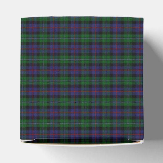 Argyll District Tartan mit Monogramm/Name Geschenkschachtel (Oben)