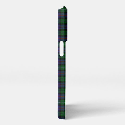 Argyll District Tartan mit Monogramm/Name iPhone Hülle (Rechte Seite)