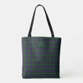 Argyll District Tartan mit Monogramm/Name Tasche (Rückseite)