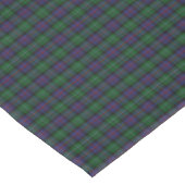 Argyll District Tartan mit Monogramm/Name Tischdecke (Schrägansicht)