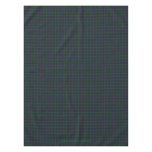 Argyll District Tartan mit Monogramm/Name Tischdecke (Vorderseite)