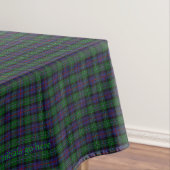 Argyll District Tartan mit Monogramm/Name Tischdecke (Beispiel)