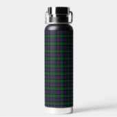 Argyll District Tartan mit Monogramm/Name Trinkflasche (Rückseite)