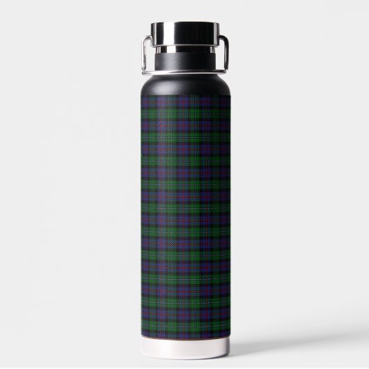 Argyll District Tartan mit Monogramm/Name Trinkflasche (Rückseite)