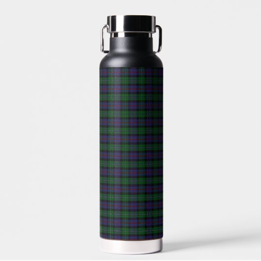 Argyll District Tartan mit Monogramm/Name Trinkflasche (Vorne)