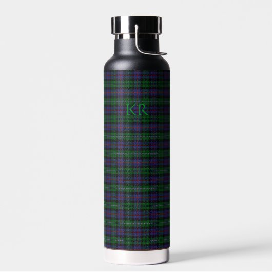 Argyll District Tartan mit Monogramm/Name Trinkflasche (Links)