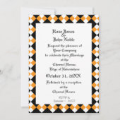 Argyll Ivory XI (Orange) Einladung zur Hochzeit (Vorderseite)