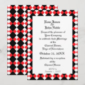 Argyll Ivory XI (Ruby) Einladung zur Hochzeit (Vorne/Hinten)