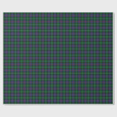 Argyll Scotland Tartan Blue und Green Kariert Geschenkpapier (Flach)