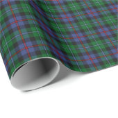 Argyll Scotland Tartan Blue und Green Kariert Geschenkpapier (Rolleneckpunkt)