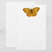 Argynnisfritillary-Schmetterlings-Briefpapier Briefpapier (Vorne/Hinten)