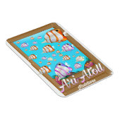 Ari Atoll Maldives Reiseplakat Magnet (Rechte Seite)