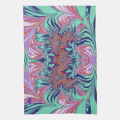 ARI ~ Blue Green Red Lila ~ 3D ~ Geschirrtuch (Vertikal)