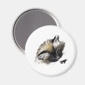 Ari Cat 1 Magnet (Vorderseite/Rückseite)