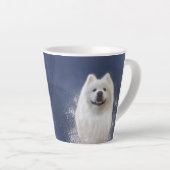 Ari the Samoyed collection BLUE Milchtasse (Rechte Ecke)