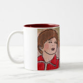 Ari u. Uzi Zweifarbige Tasse (Links)