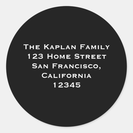 Ari Yonatan 1,5" Rücksendeadresse Umschlag Aufkleb Runder Aufkleber (Vorderseite)