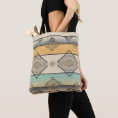 Aria Grace Desert Harmony Tribal Geometry Pattern Tasche (Von Nahem)
