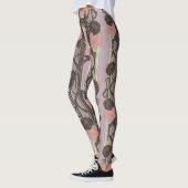 Aria Grace Urban Bloom Architectural Floral Design Leggings (Links)