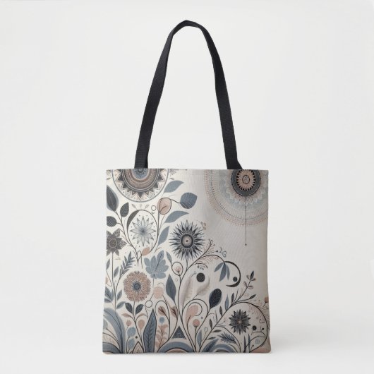 Aria Grace Urban Bloom Graphic Mandala Pattern Tasche (Vorderseite)
