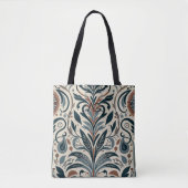 Aria Grace Urban Bloom Linear Abstract Print Tasche (Vorderseite)