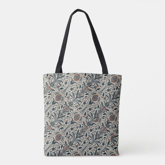 Aria Grace Urban Bloom Linear Abstract Print Tasche (Rückseite)