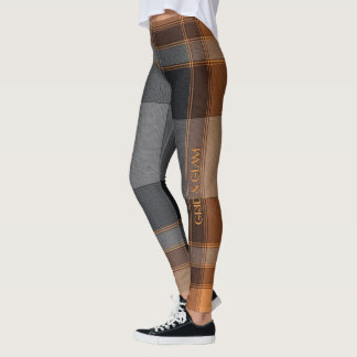 Aria Grace Urban Copper Grid Karomuster Vol 29 Leggings