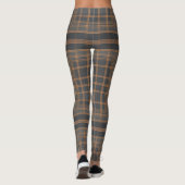 Aria Grace Urban Copper Grid Plaid Pattern RUN DMC Leggings (Rückseite)