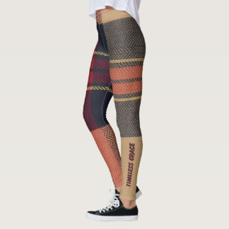 Aria Heritage Britisches Tartan Karomuster Vol 65 Leggings
