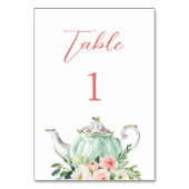 ARIA Tea Party 3.5 "x5" Tischnummer (Vorderseite)