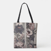 Aria-Urban Bloom Architectural Floral Design Name Tasche (Rückseite)