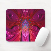 ARIA ~ Wild rosa und rote Maus Pad Mousepad (Mit Mouse)